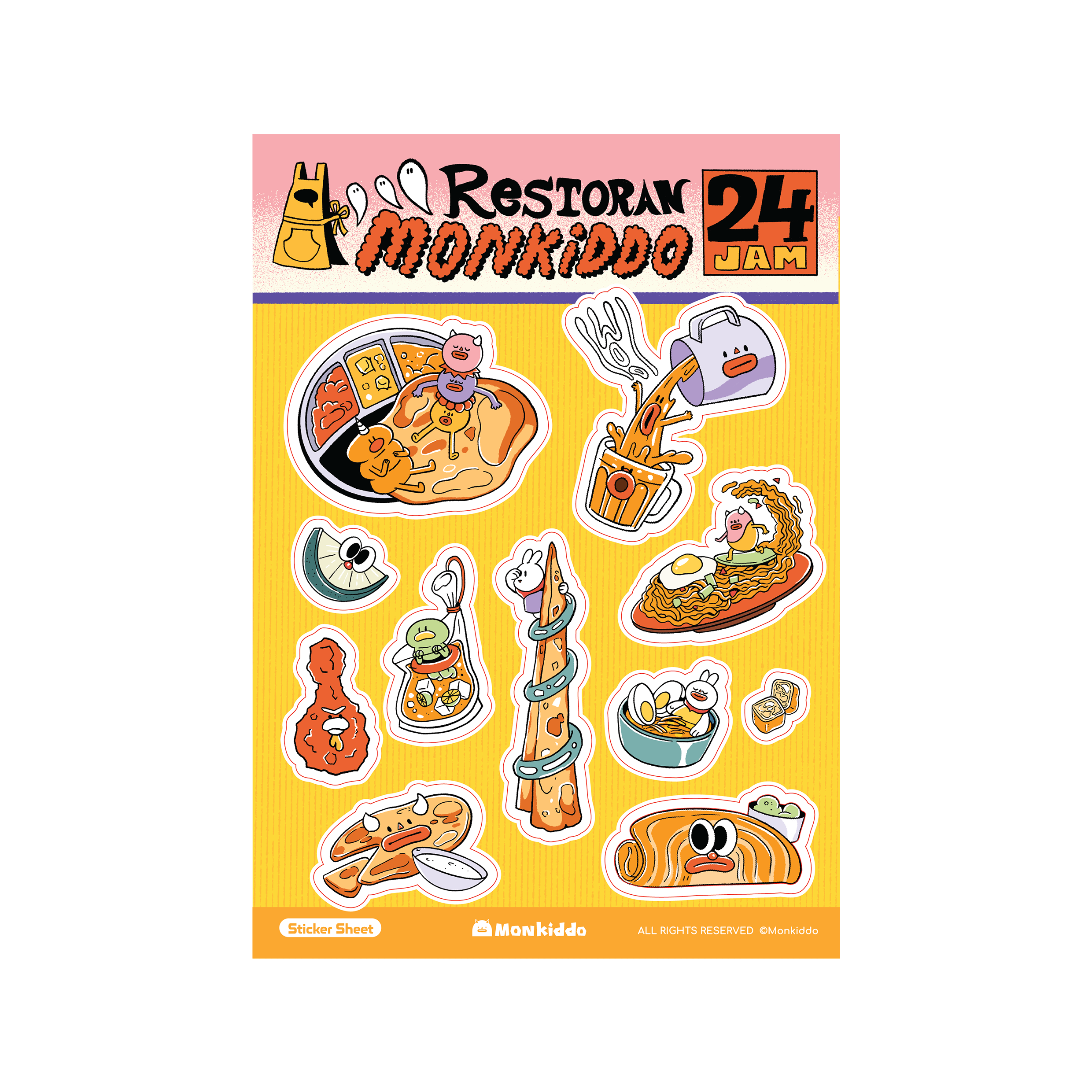 Nomnom Mamak | Yellow | Sticker