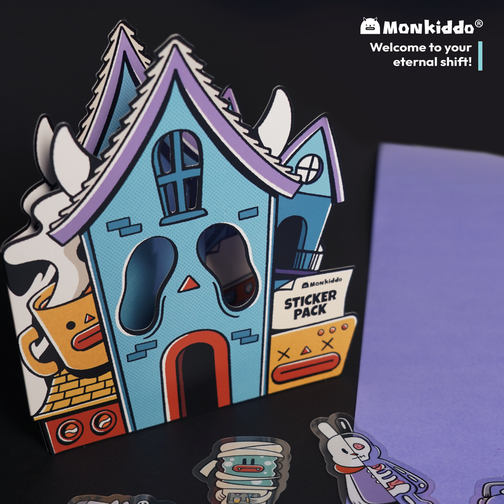 The Working Dead | Blue | Sticker Pack