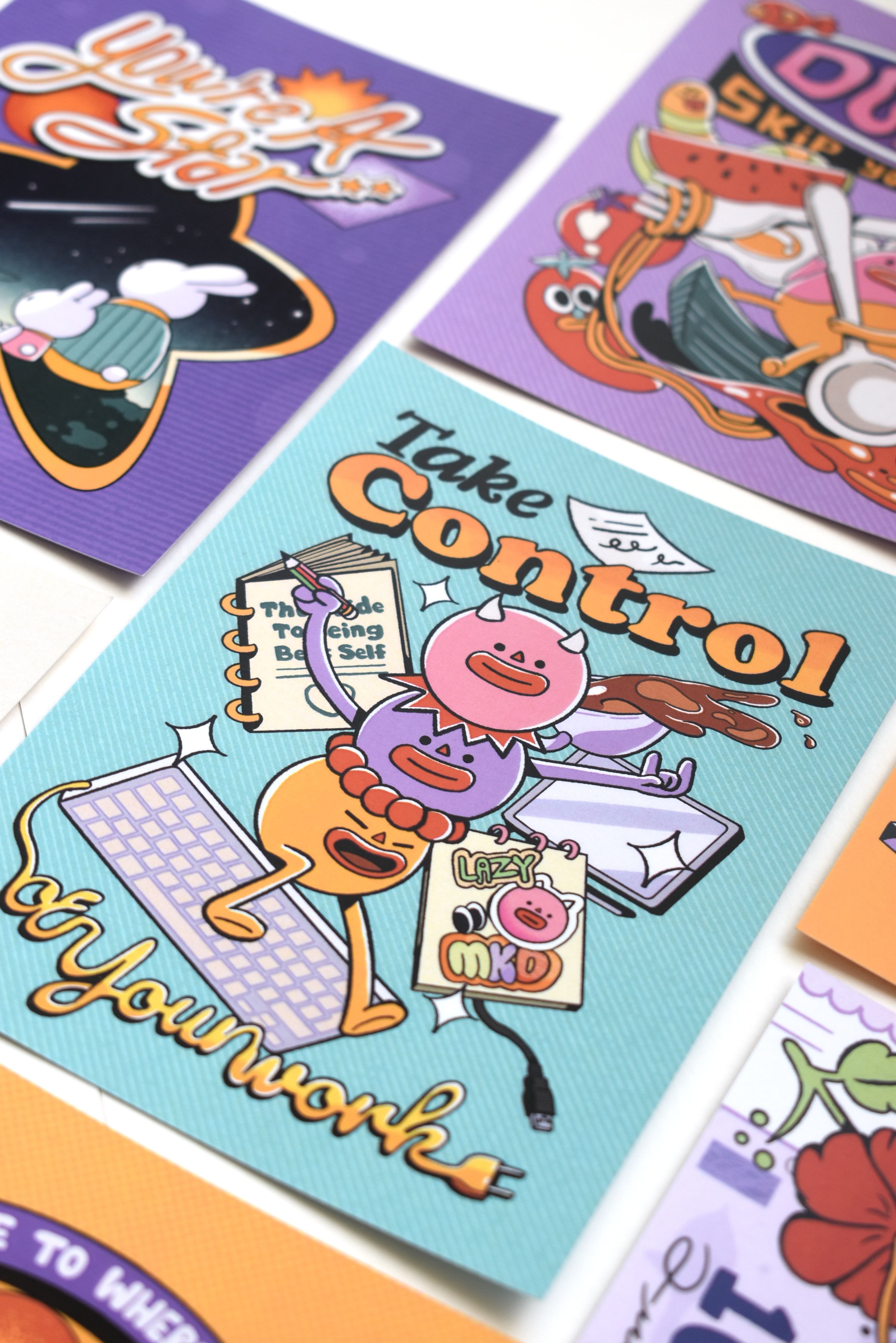 Selfcare Take Control | Teal | Postcard