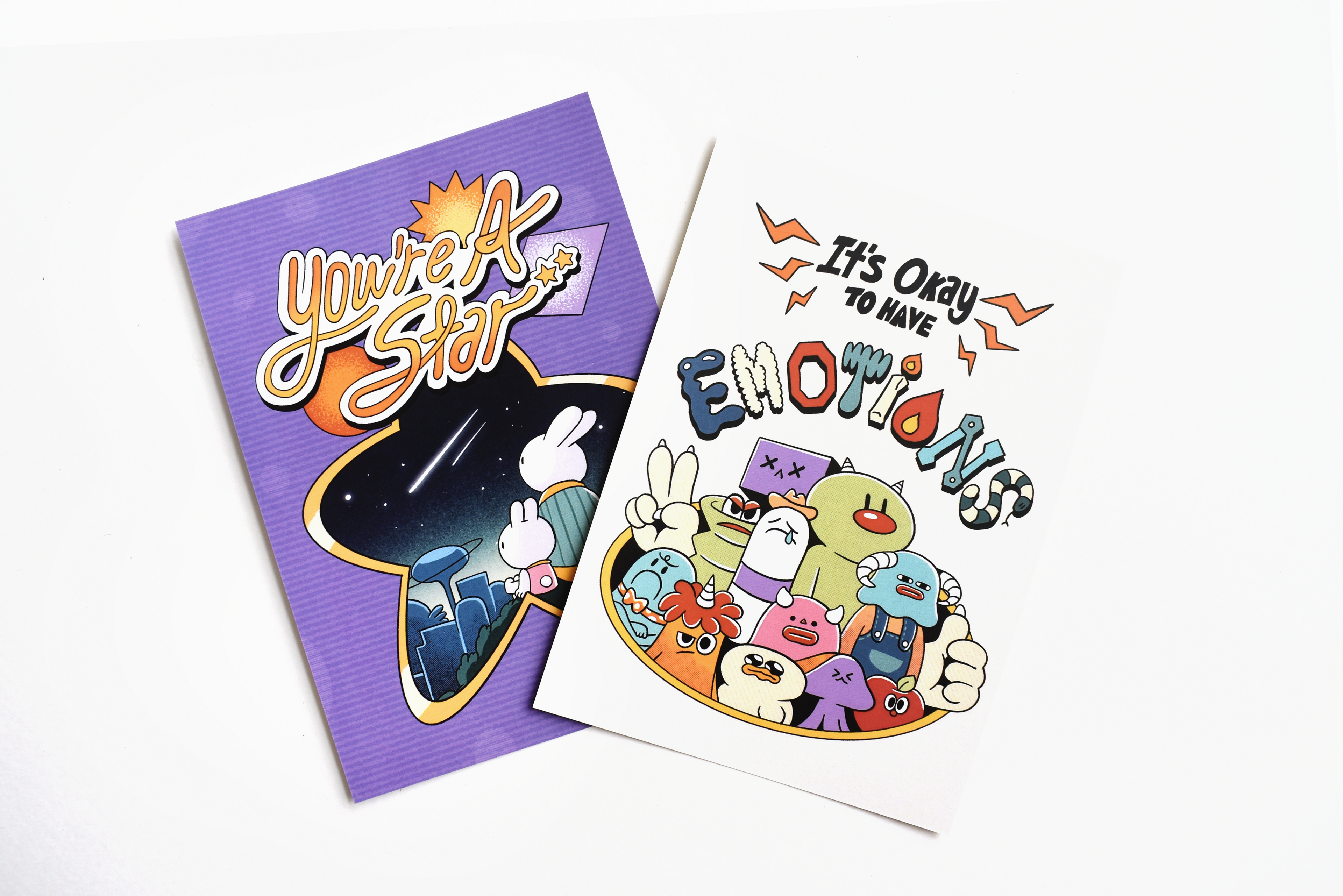 Selfcare Emotions | Biege | Postcard