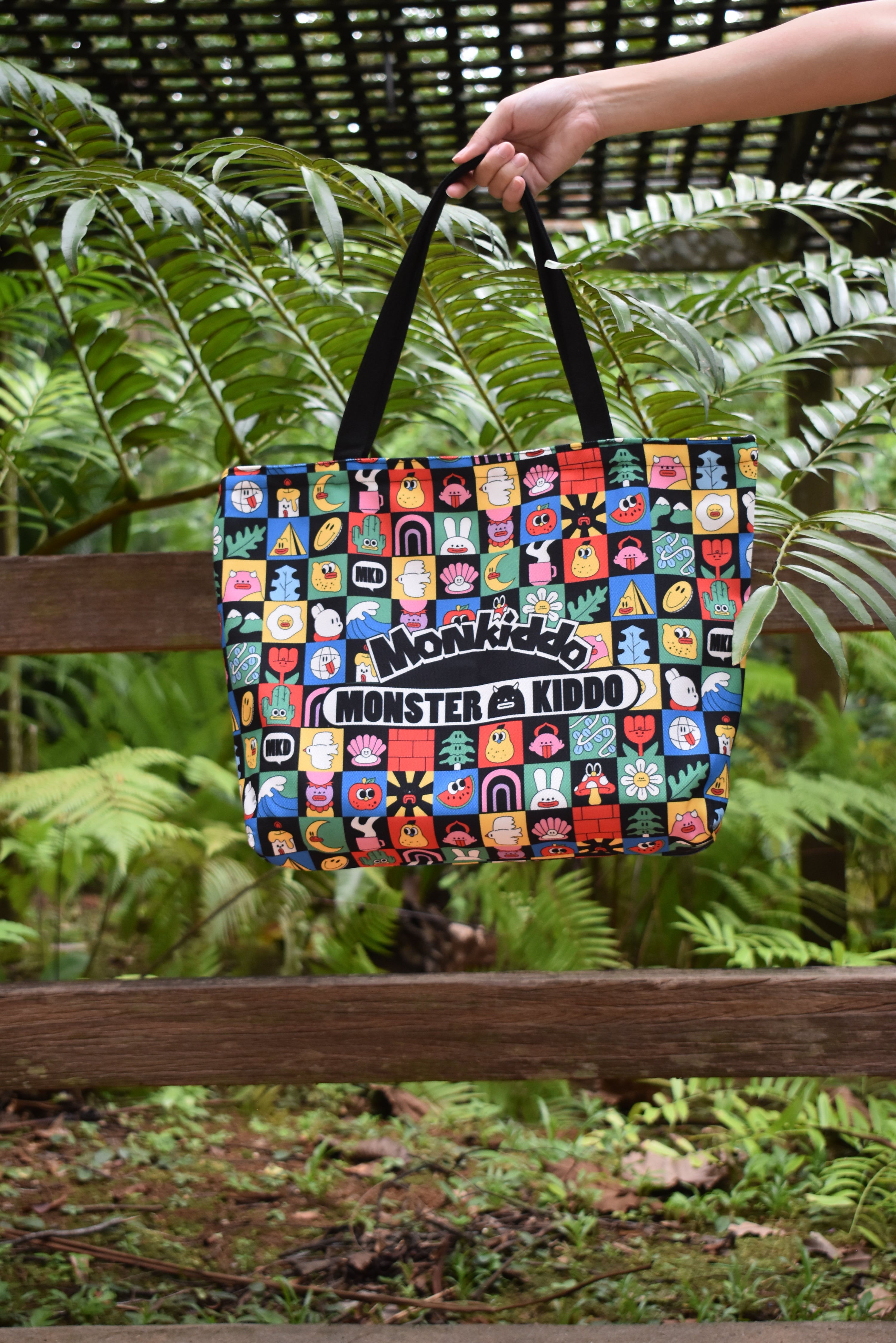 Monster Kiddo | Black | Totebag