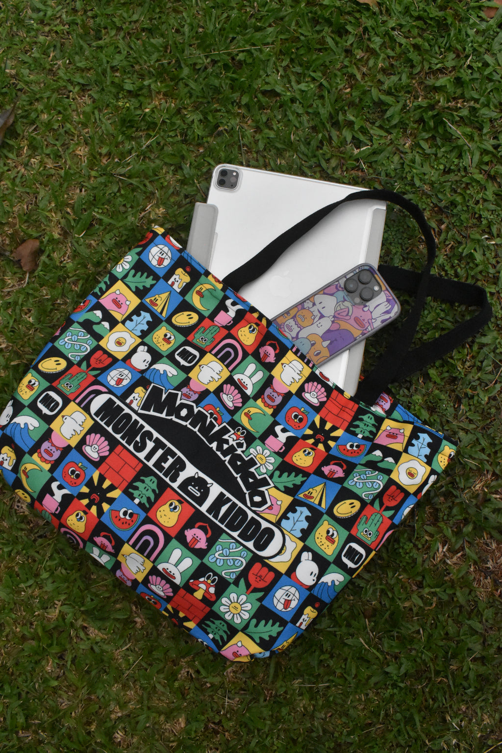 Monster Kiddo | Black | Totebag
