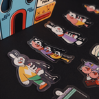 The Working Dead | Blue | Sticker Pack