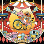 Tinda Monster Karnival | Red | Art Print