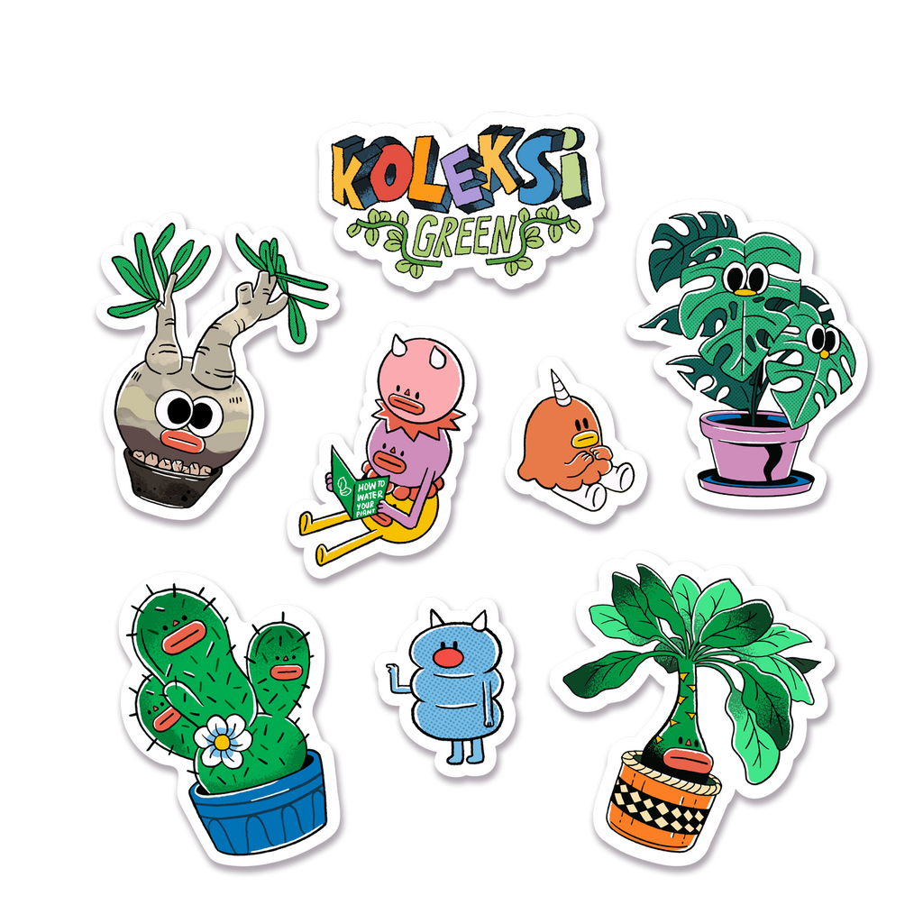 Planterra | Green | Sticker