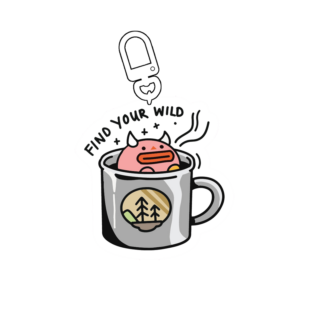 Find Your Wild | Green | Keychain