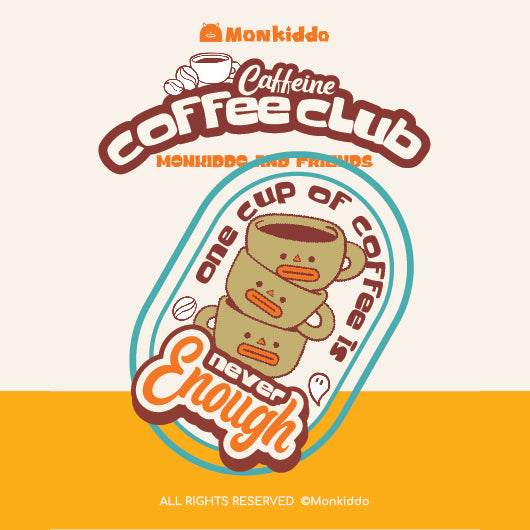 One Cup Of Coffee Is Never Enough | Teal | Keychain