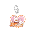Coffee Is My Love Language | Pink | Keychain