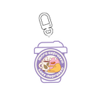 More Espresso Less Depresso | Purple | Keychain