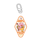 Every Hour Is Coffee Hour | Orange | Keychain
