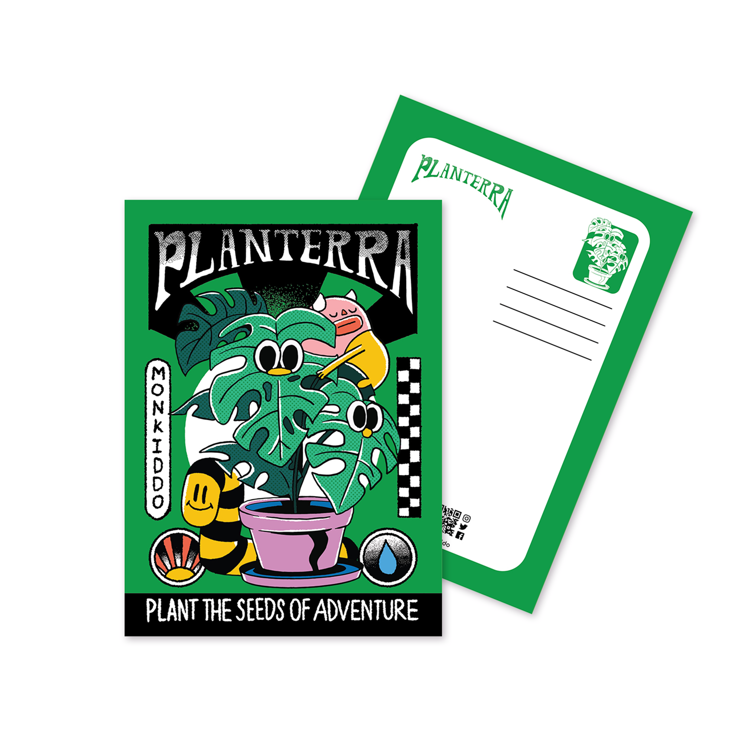 Monstera | Green | Postcard