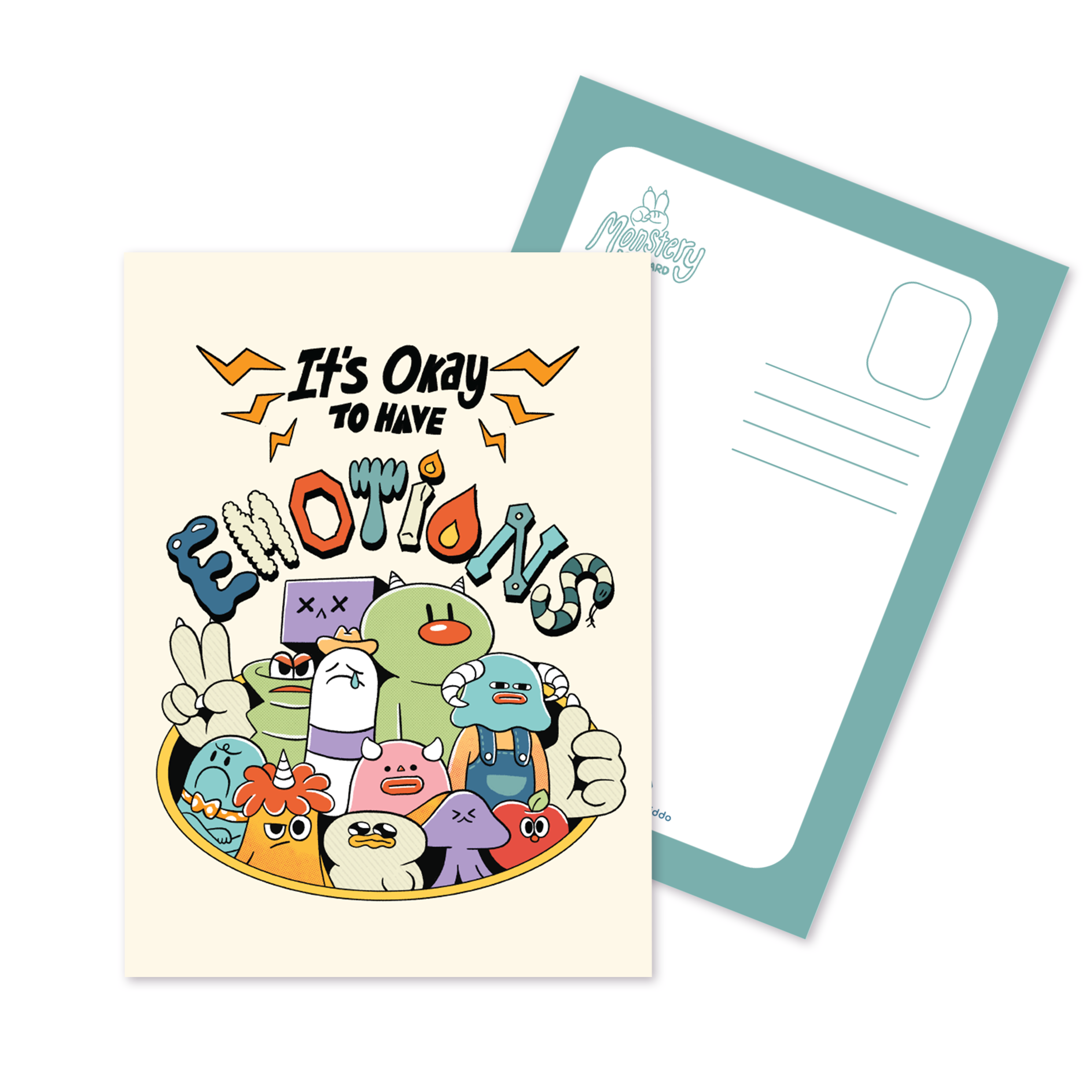 Selfcare Emotions | Biege | Postcard