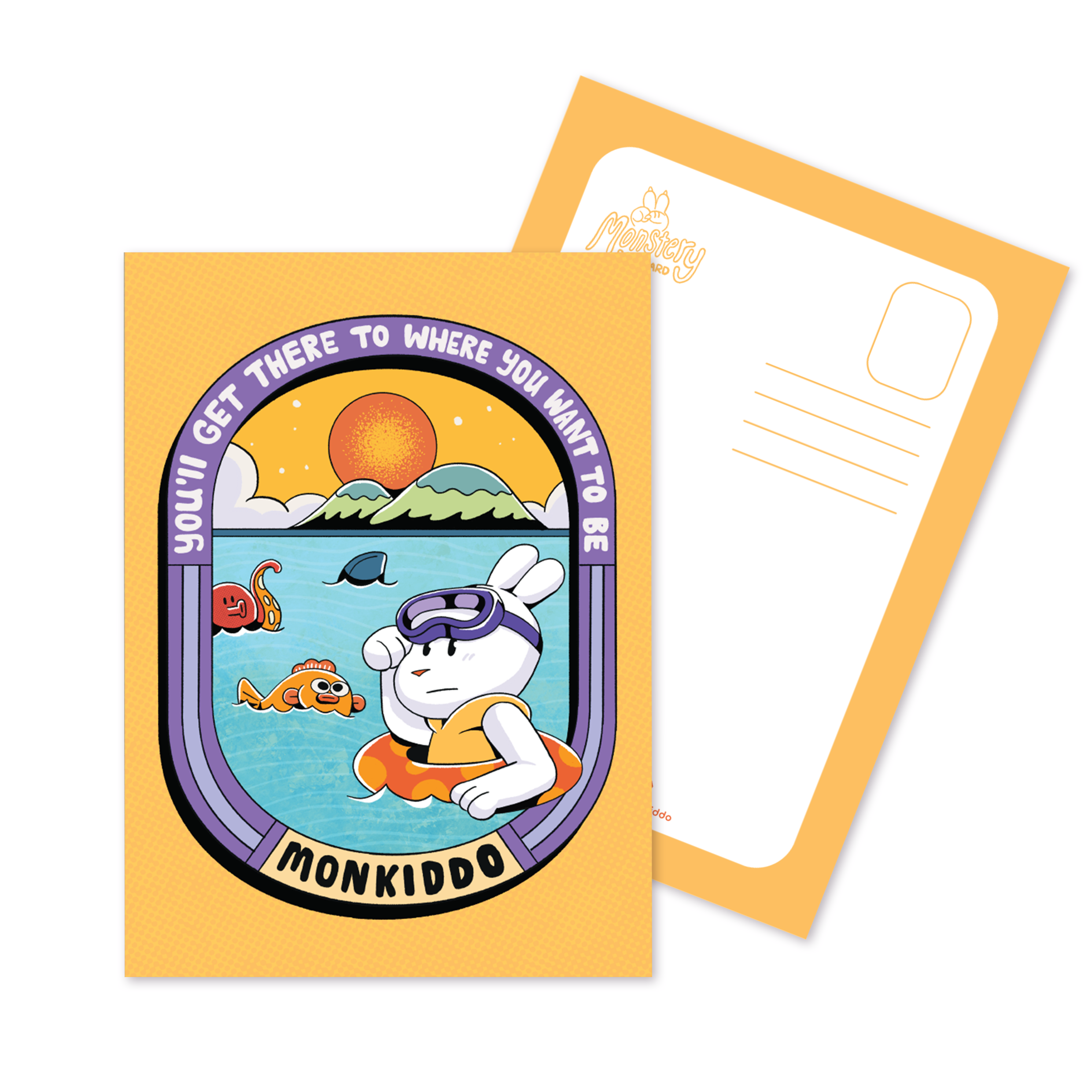 Selfcare You Will Get There | Orange | Postcard