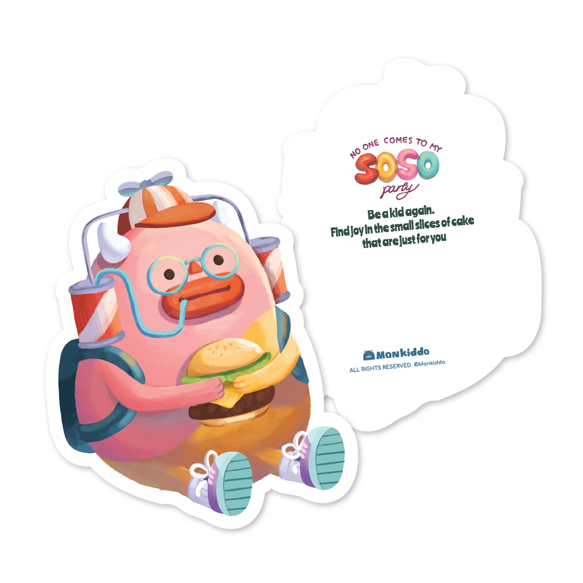 Kid Soso | Red | Postcard