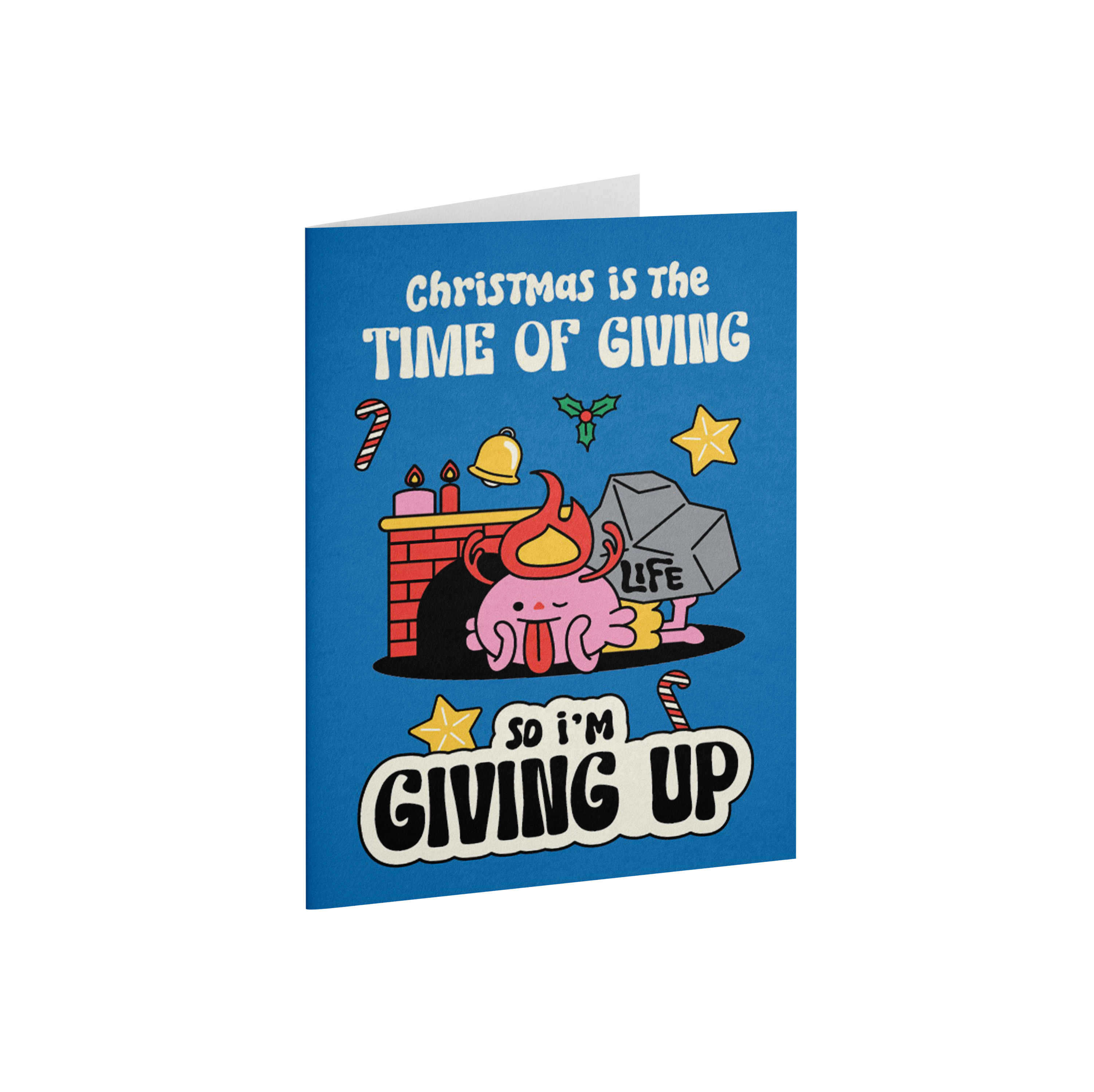 I'm Giving Up | Blue | Greeting Card
