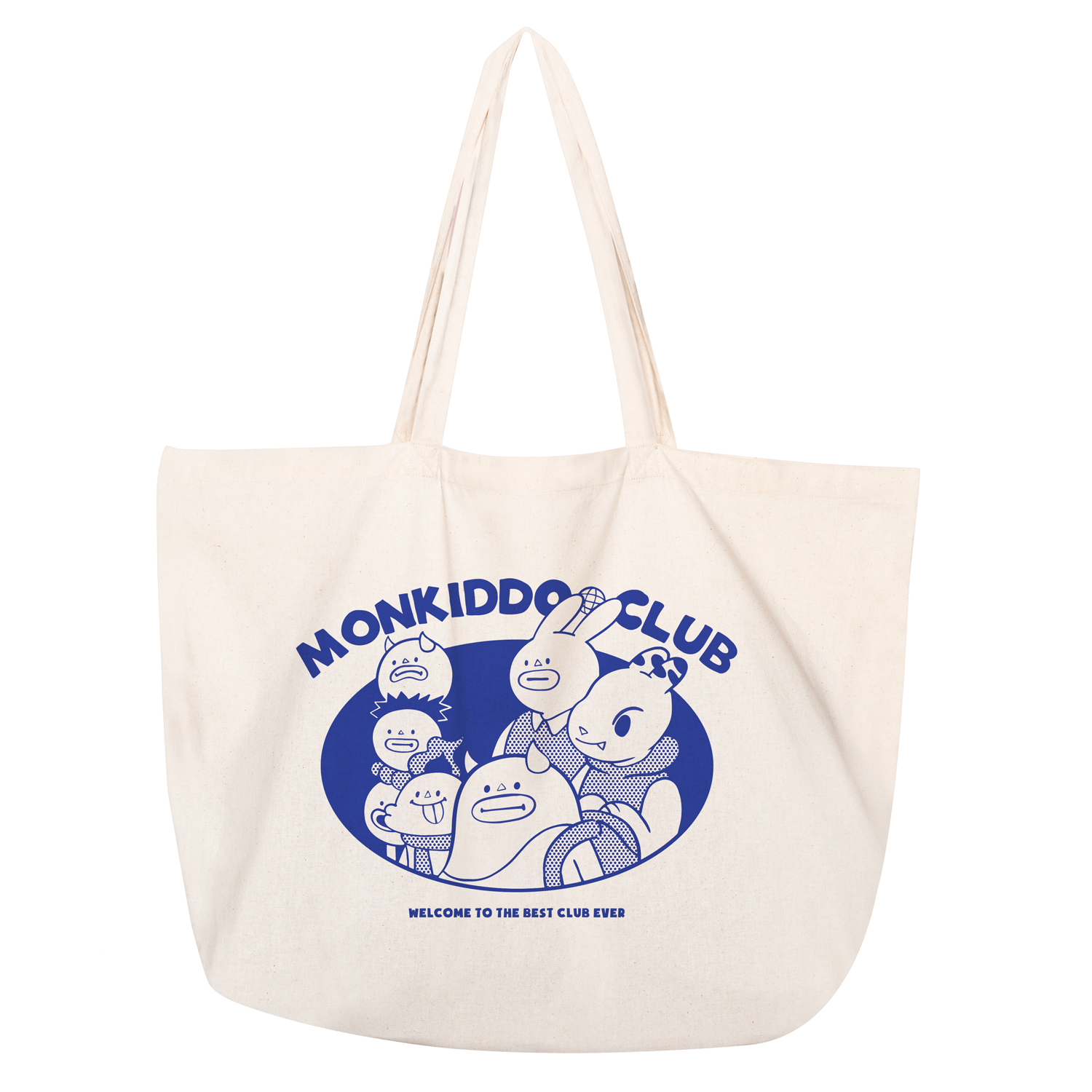 Monkiddo Club | White | Totebag