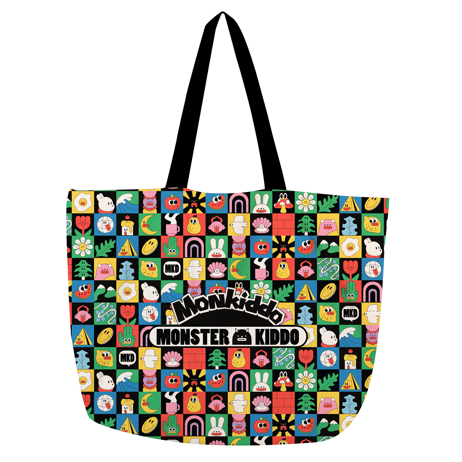 Monster Kiddo | Black | Totebag