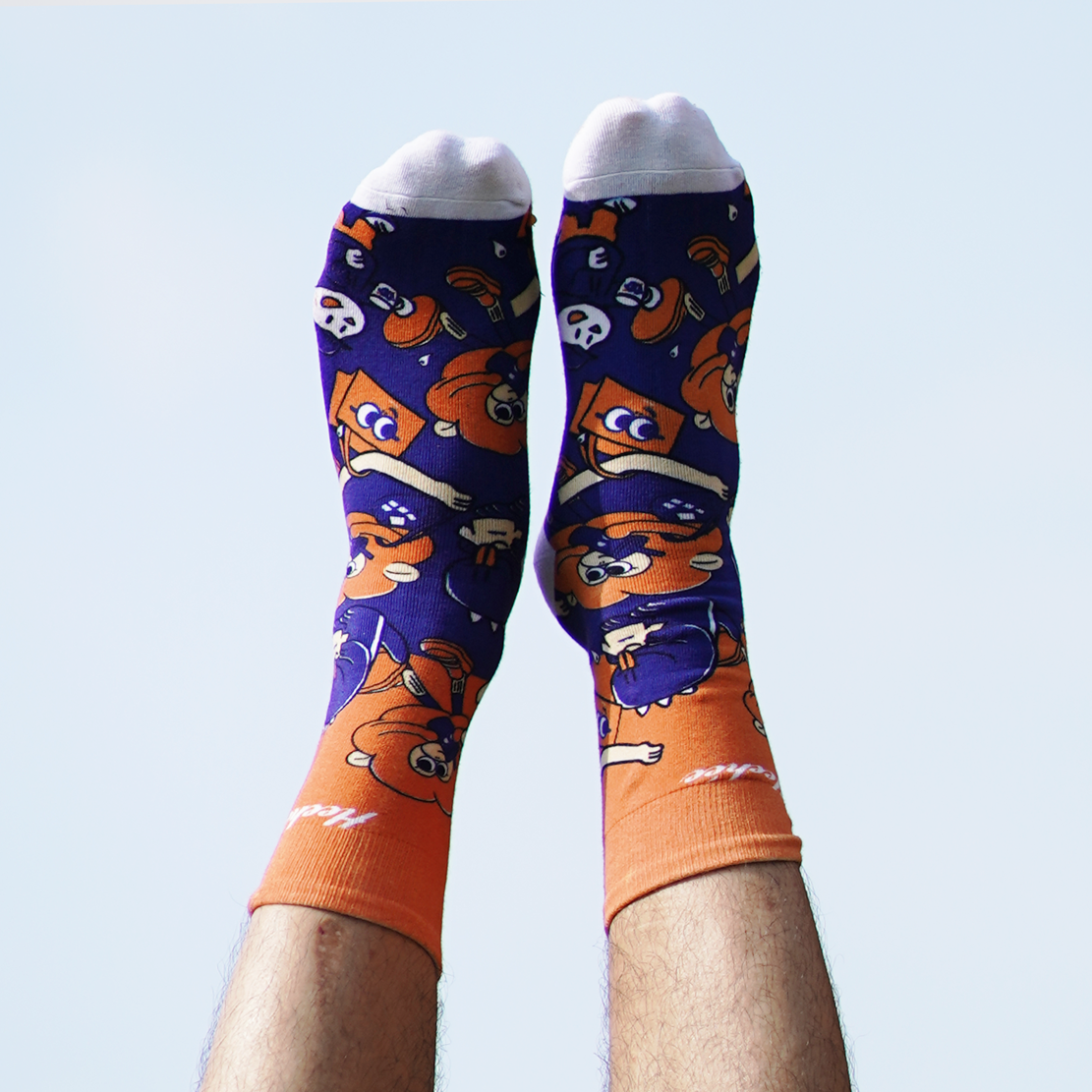 Heehee And The Gang (Heehee x MKD) | Orange | Socks